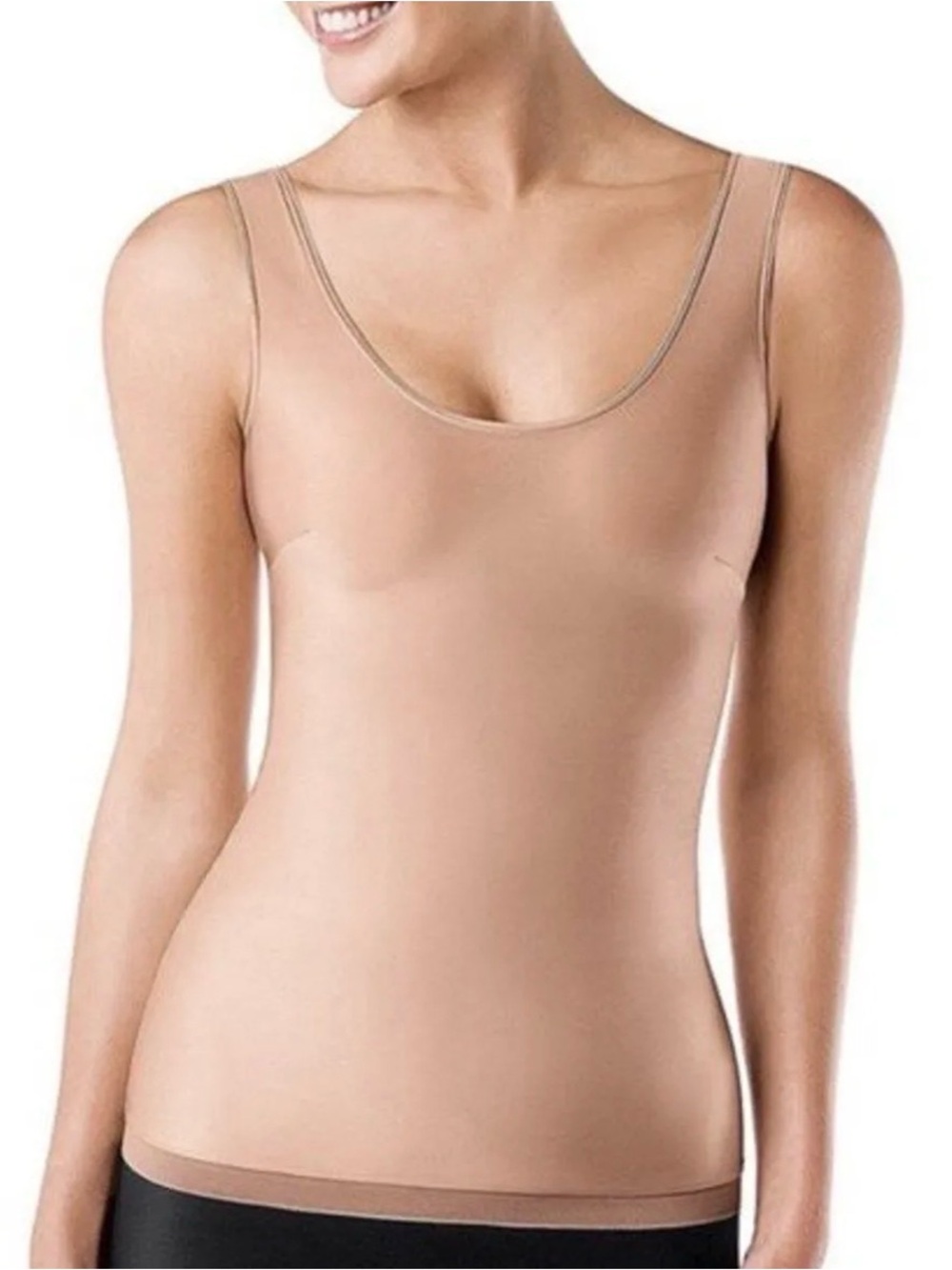 Spanx smooth Nude Seamless shape wear Tank Top